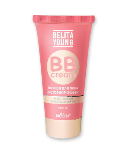 ВВ Крем для лица "Belita Young PHOTOSHOP-ЭФФЕКТ" 30мл. Белита