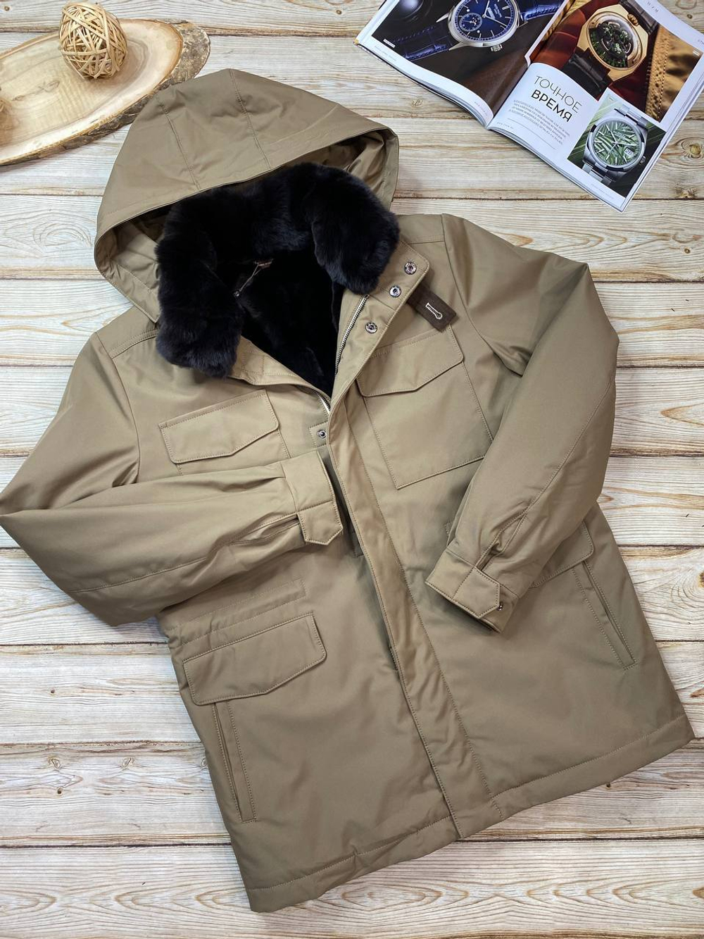 Куртка на меховой подкладке Loro Piana