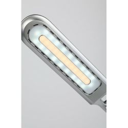 Настольный светильник ЭРА NLED-497-12W-BK светодиодный на струбцине и с основанием черный