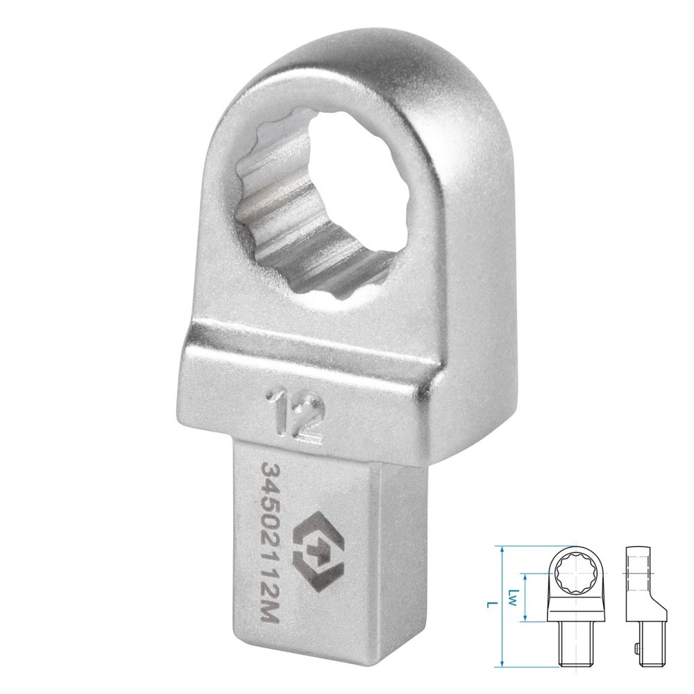 KING TONY (34502112M) Насадка накидная серии "FIT", 12 мм, 9х12 мм