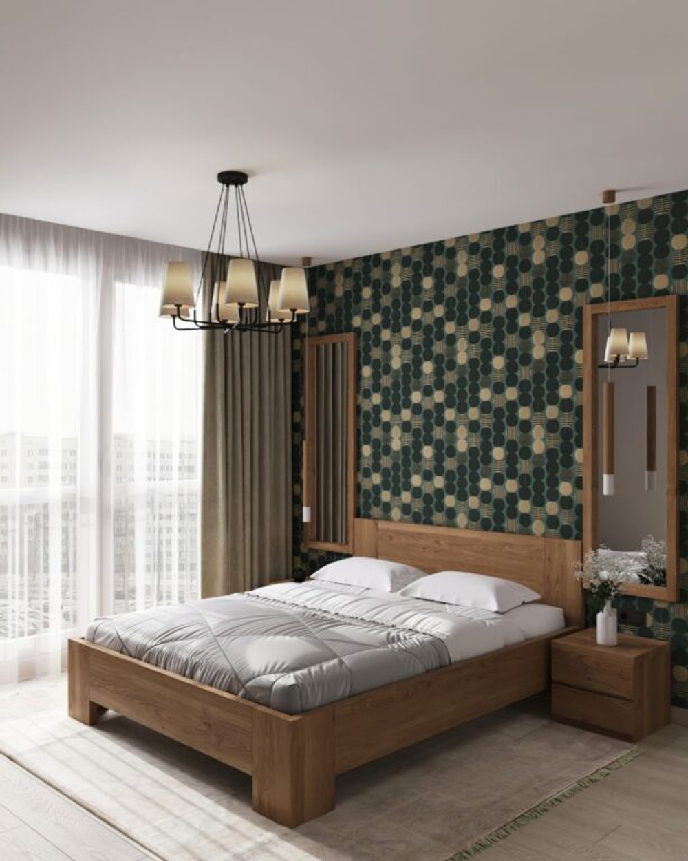 Кровать Talero из массива дуба