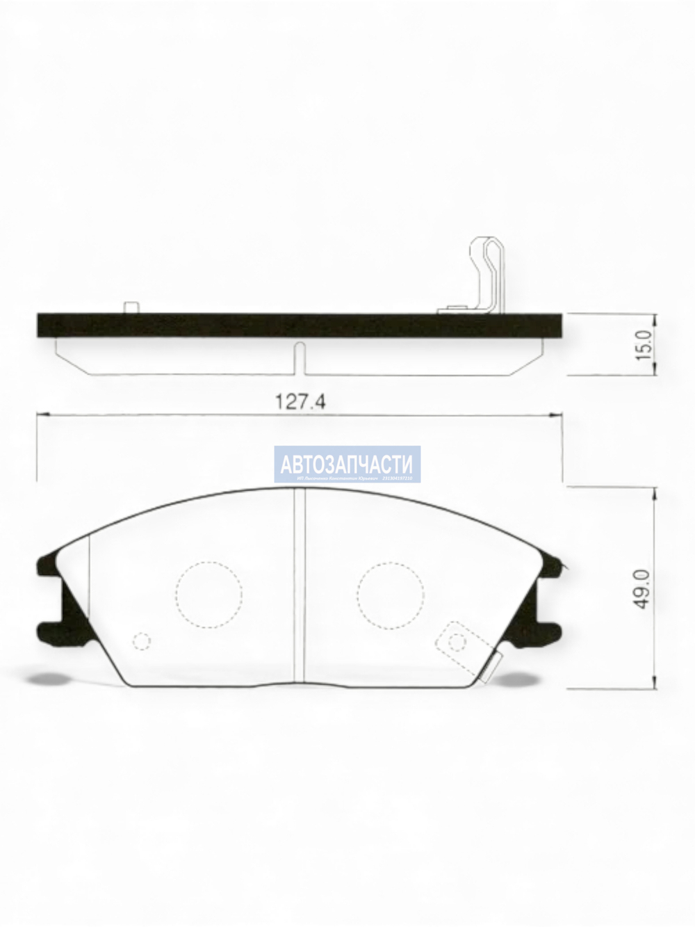 Колодки тормозные передние ACCENT/GETZ