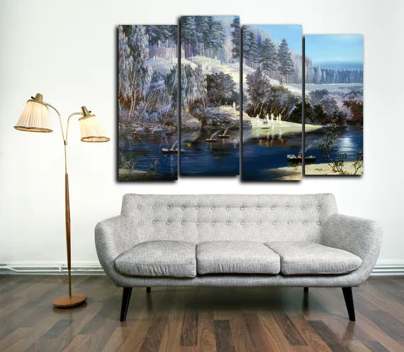 Модульная картина "Зима"