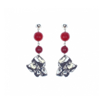 Пусеты Ester Bijoux Гортензия F649C-S BW