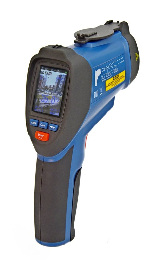 Профессиональный пирометр со встроенной камерой СЕМ DT-9862