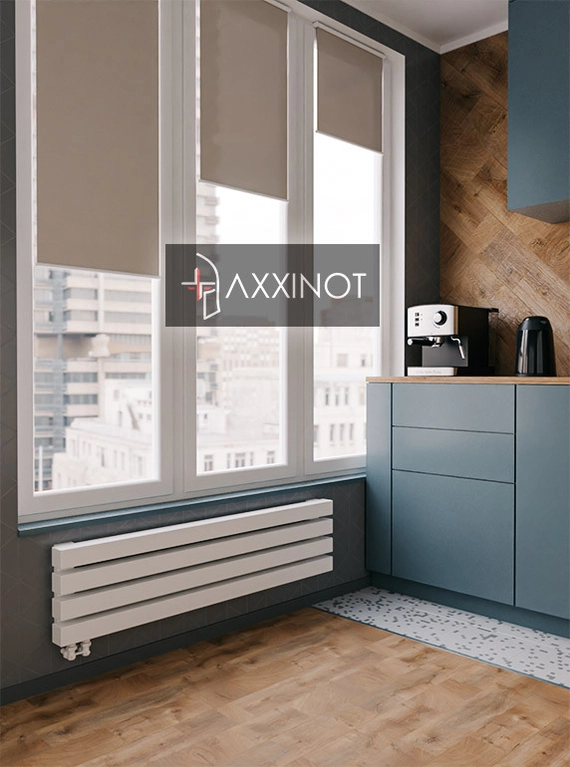 Axxinot Verde Z 1000 - горизонтальный трубчатый радиатор шириной 1000 мм