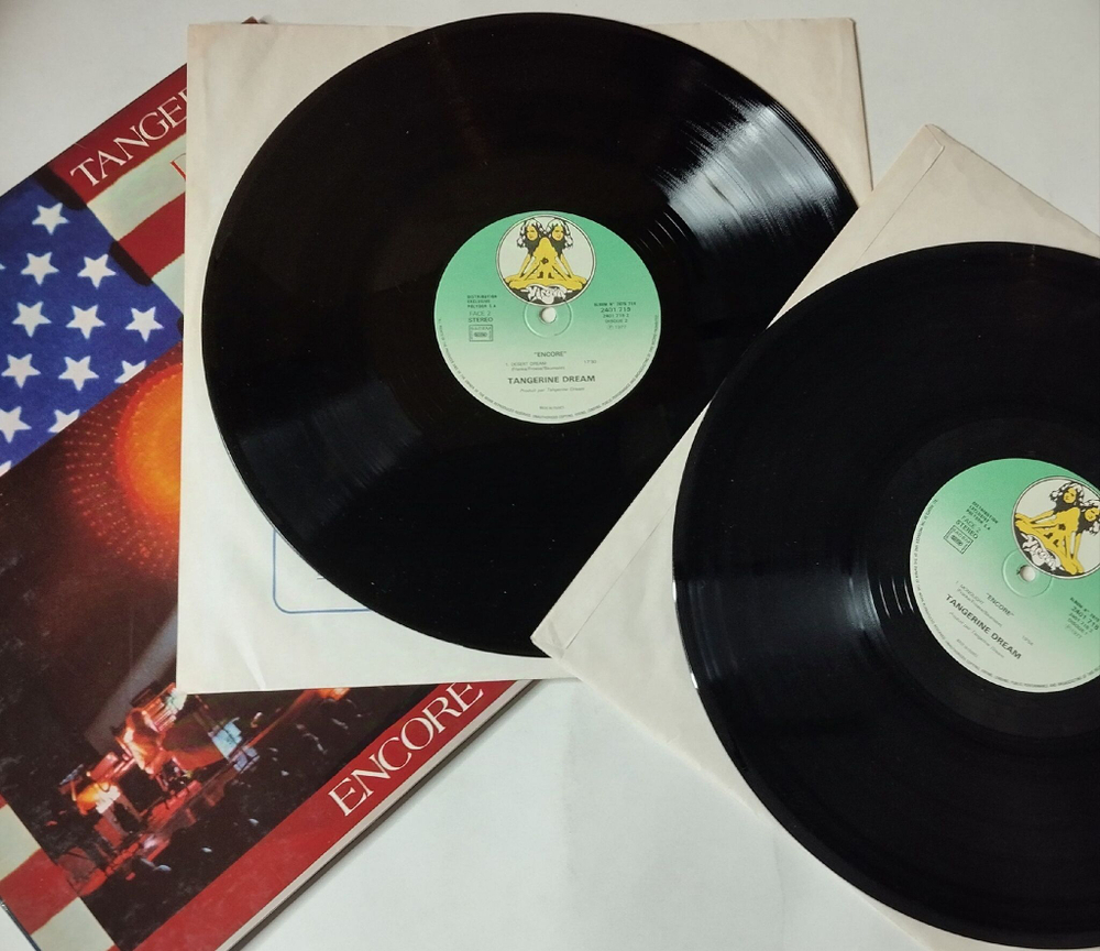 Винтажная виниловая пластинка LP Tangerine Dream Encore (France 1977)