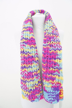 Шарф разноцветный
