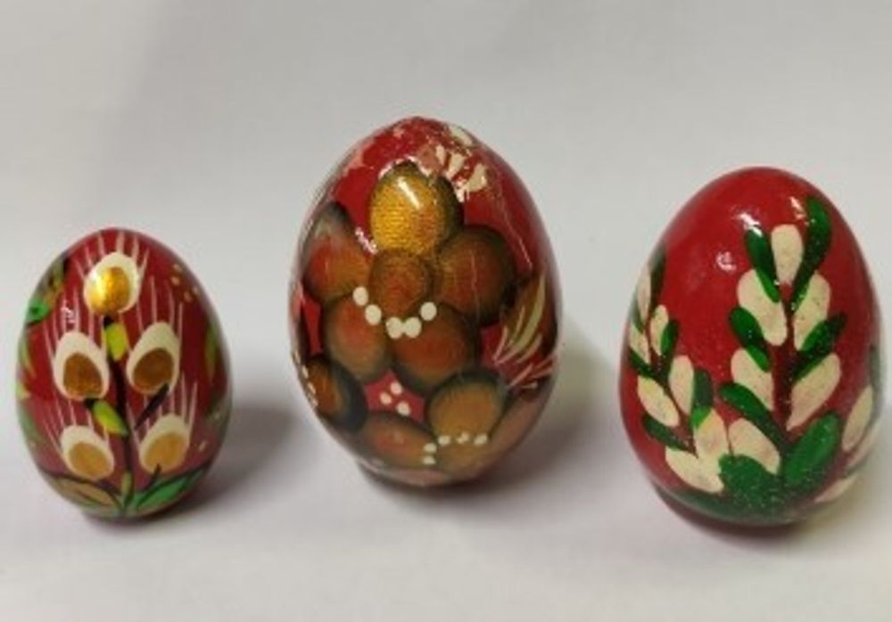 Яйцо деревянное малое (4) (Сувенир)