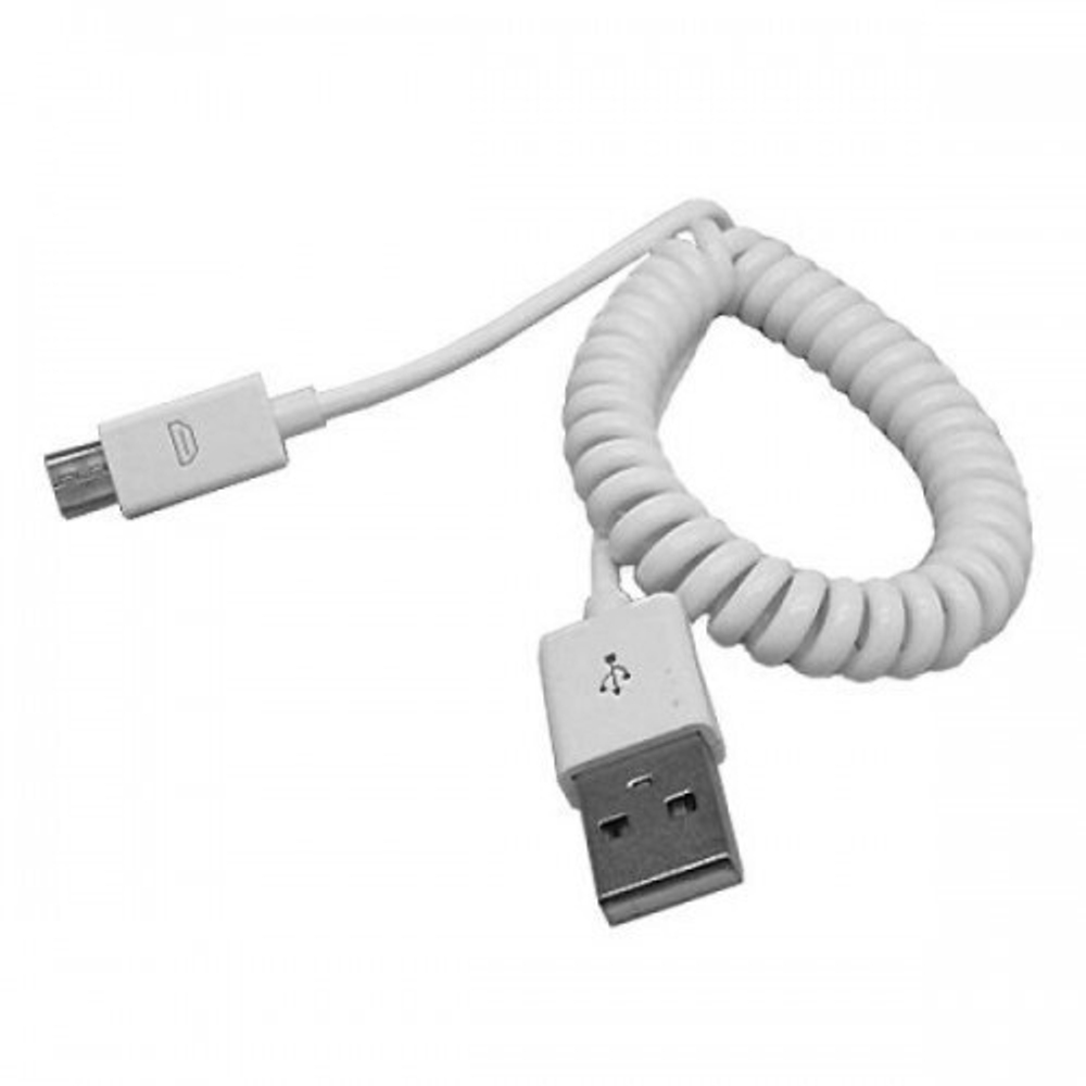 Кабель Micro 1.5m витой (scien) white