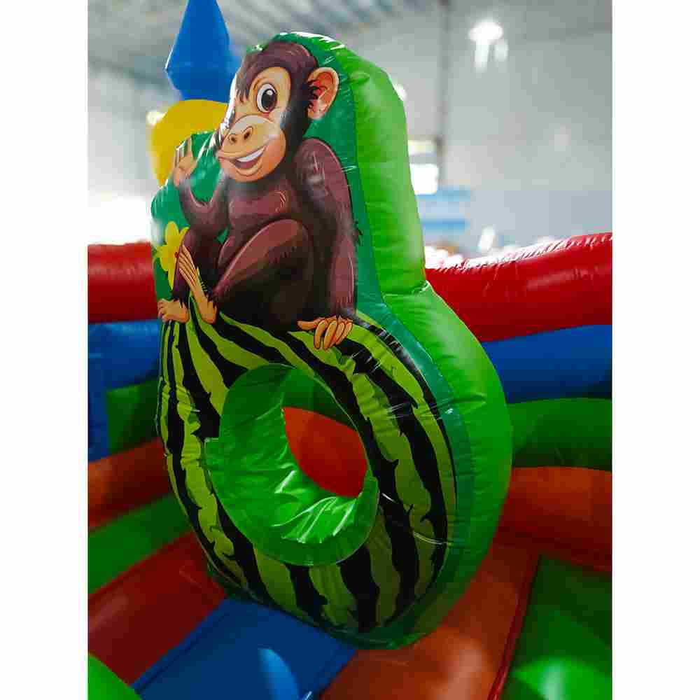 Коммерческий надувной батут "Сафари приключения" 6*5*2.8 м