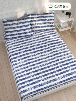 Простынь на резинке Milky Garden "Crane" 120х200 см