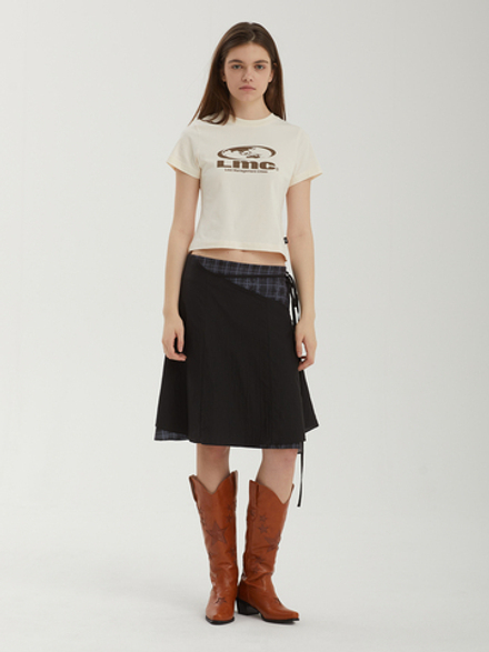 Юбка Layered Strap Flare