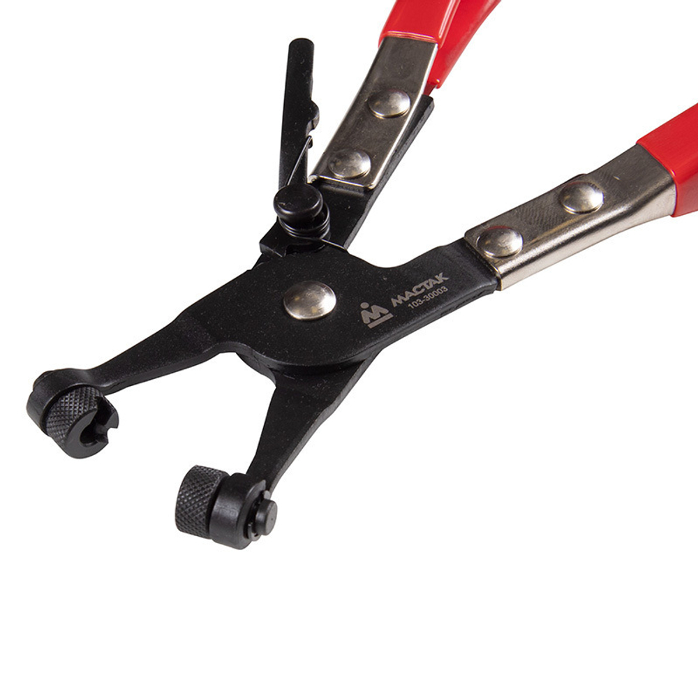 МАСТАК (103-30003) Щипцы для пружинных хомутов, трещотка