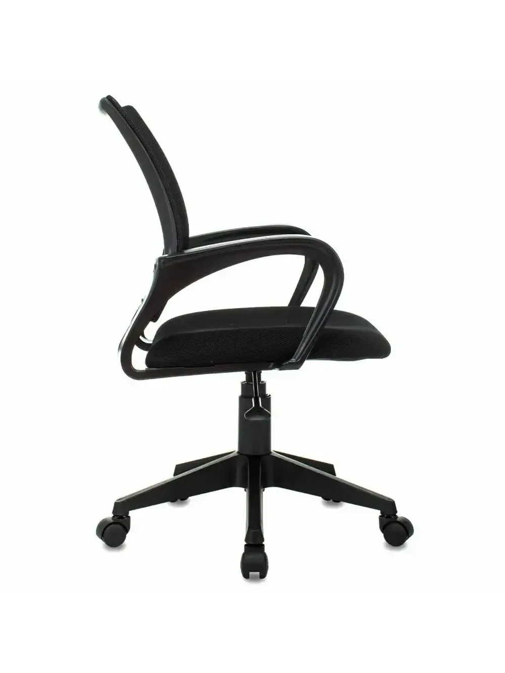 Кресло BRABIX "Fly MG-396", с подлокотниками, сетка, черное, 532083