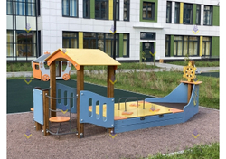 Песочница «Катерок-3 с крышкой»