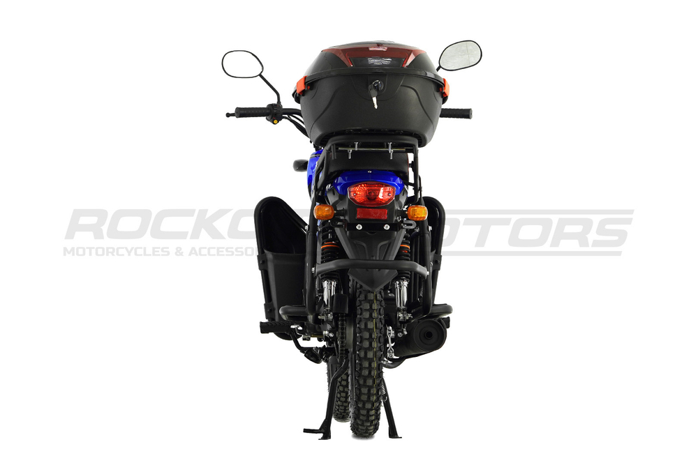 Мопед ROCKOT ALPHA COMFORT (белый/синий глянцевый)