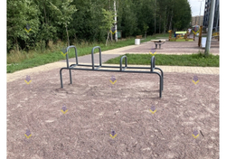 Лавка с упорами для отжимания