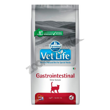 Farmina Vet Life Cat Gastro-Intestinal Корм сухой лечебный для кошек при заболеваниях желудочно-кишечного тракта 10 кг