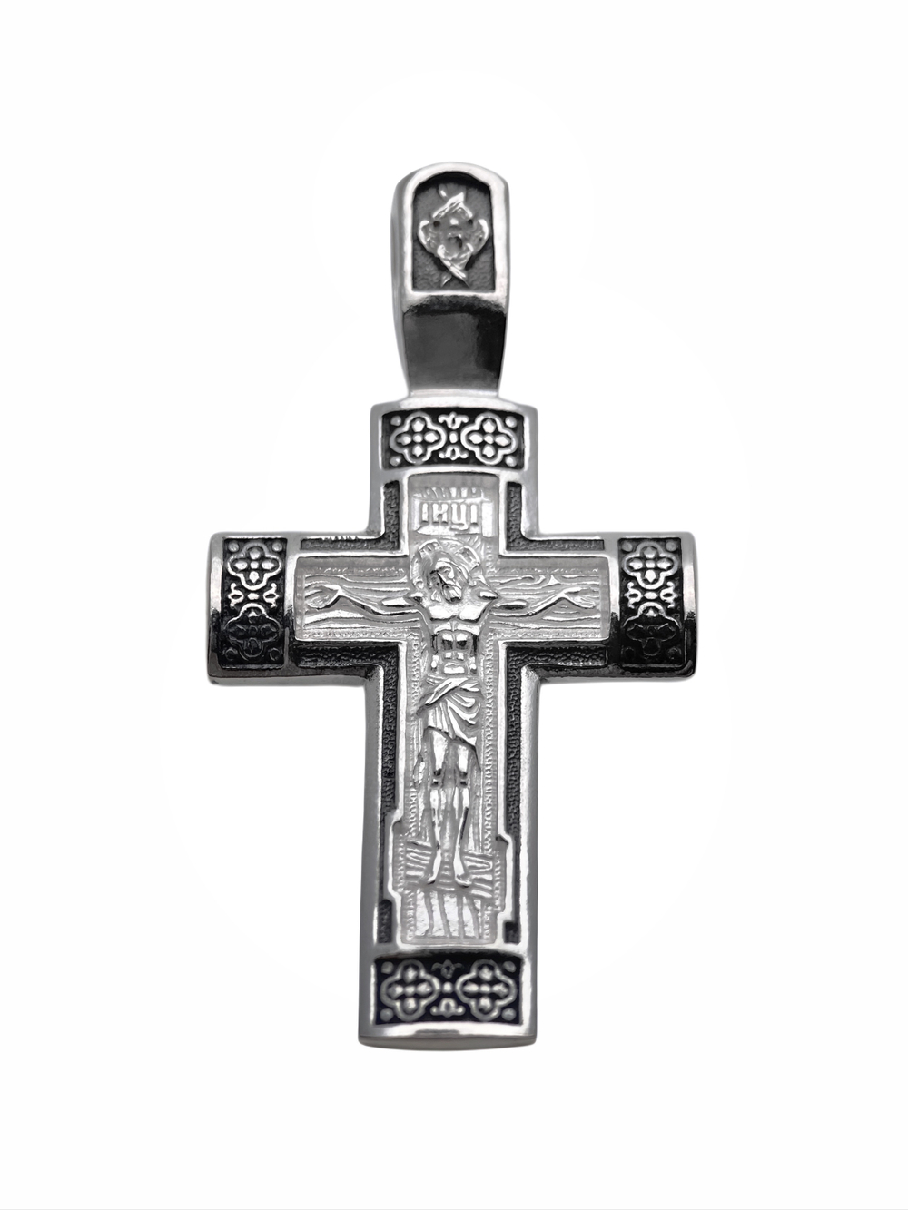 Крест из серебра/Чернение