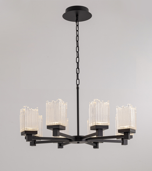 Подвесной светильник MD25020403-8A1 Matt black, LED/39.8W, 3000K dimmable