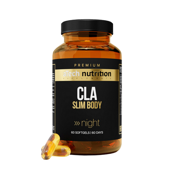 Конъюгированная линолевая кислота (КЛК), CLA Slim, aTech Nutrition Premium, 60 желатиновых капсул