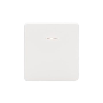 Выключатель ROUND 1 кл с подсветкой 10А с/у перламутр KRANZ