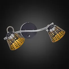 CL508522 Орегон Черный Св-к Наст-Потол, LED 2*5W