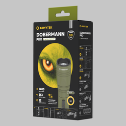 Armytek Dobermann Pro Magnet USB Olive (белый свет)