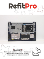 Верхняя панель с клавиатурой (топкейс) для ноутбука Lenovo 3-17ALC6 (W/O FingerPrint) синяя, раскладка - русская (5CB1C75107)