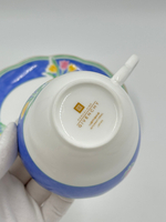 Чайная пара с синей каймой Givenchy by Yamaka