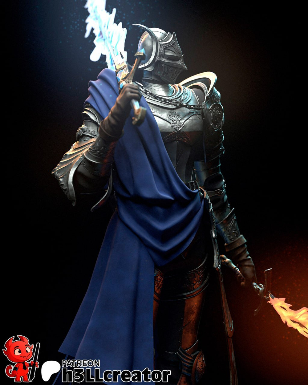 Фигурка Королева Реннала Полнолунная Rellana from Elden Ring