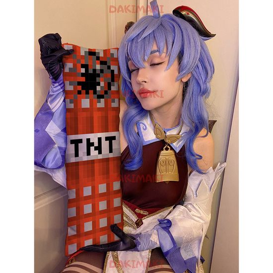 Мини дакимакура ТНТ Майнкрафт | Minecraft арт. M1230, 60х20 см