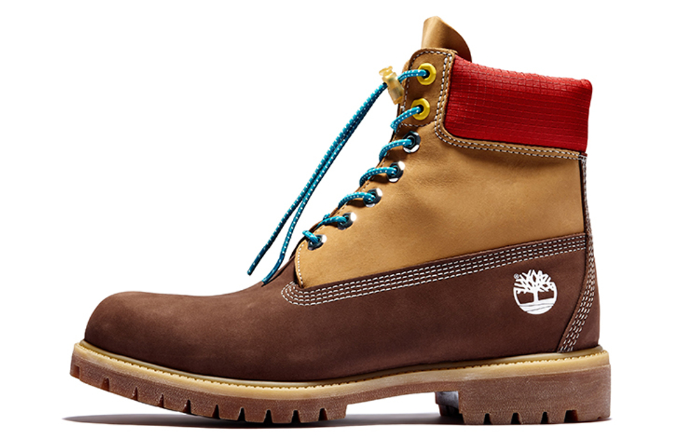 Timberland PREMIUM Outdoor Boots Men"s Yellow/Red