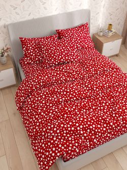 Наволочка комплект 2шт Сказка "Фейерверк звезд" 70х70 см, перкаль