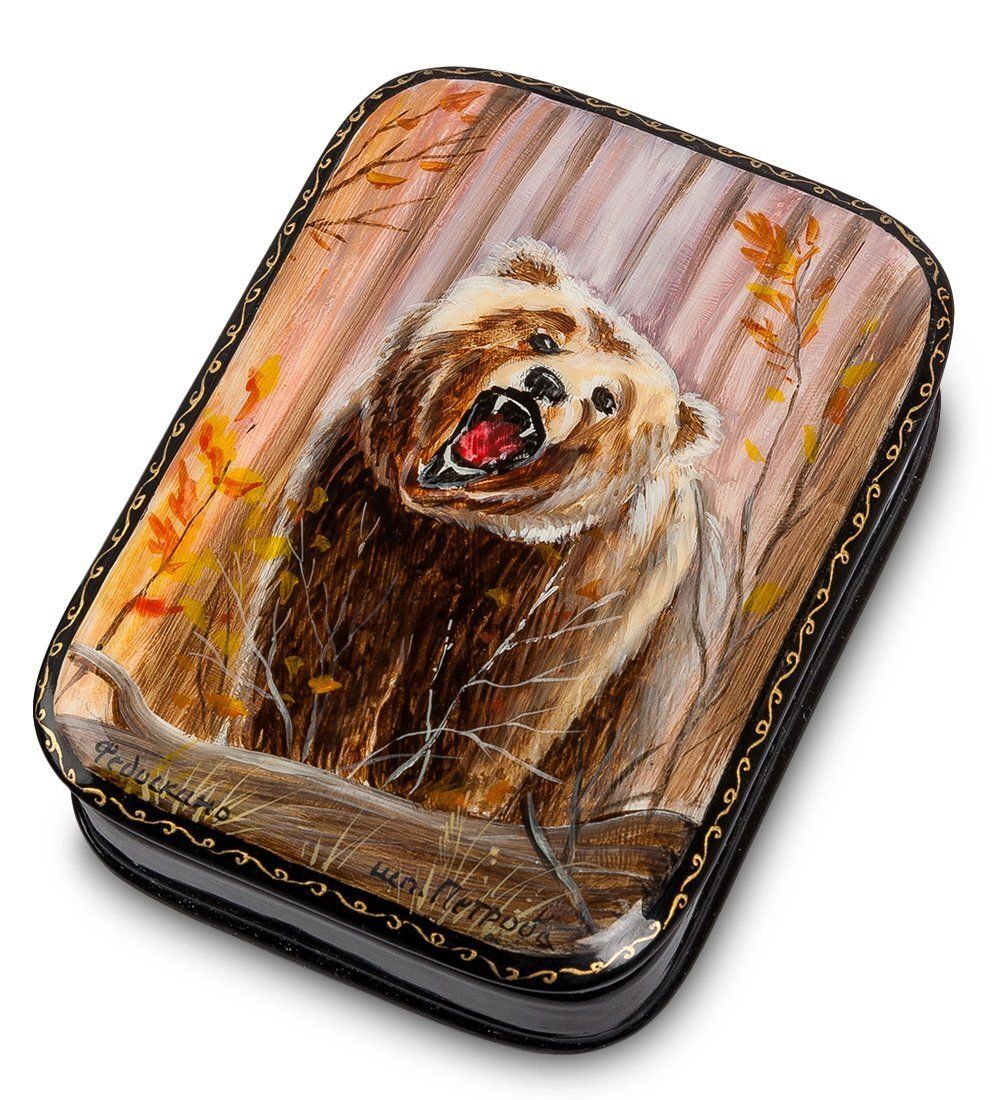 Народные промыслы ШК-80/18 Шкатулка «Медведь»