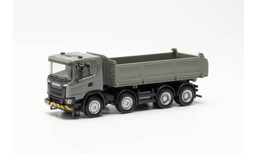 Самосвал SCANIA CG 17 4-х осн., серый