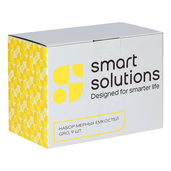 Набор мерных емкостей gro, 9 шт.