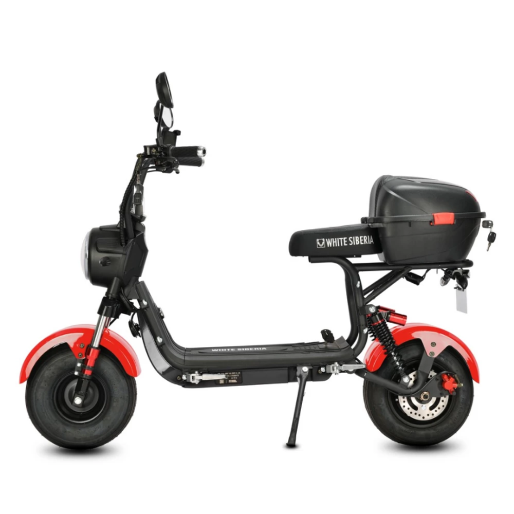 Электроскутер WHITE SIBERIA MINI R 3.0 60V RED (Красный)