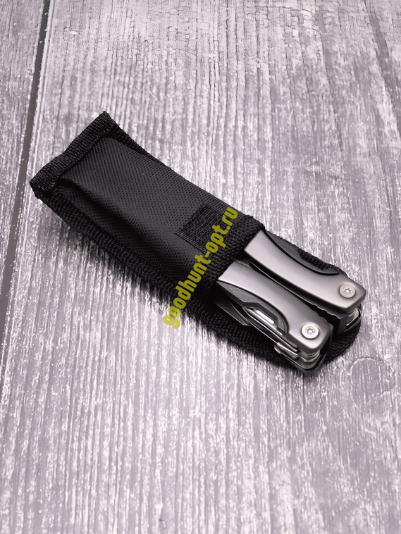 Армейский мультитул 12в1 плоскогубцы нож отвертка Серый