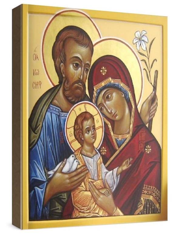 Святое Семейство (рукописная икона)