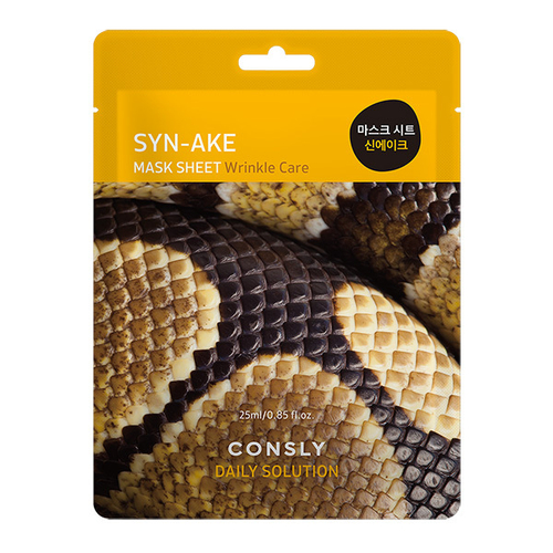 Тканевая маска для лица с пептидом Syn-ake Consly Daily Solution Mask Sheet 5шт