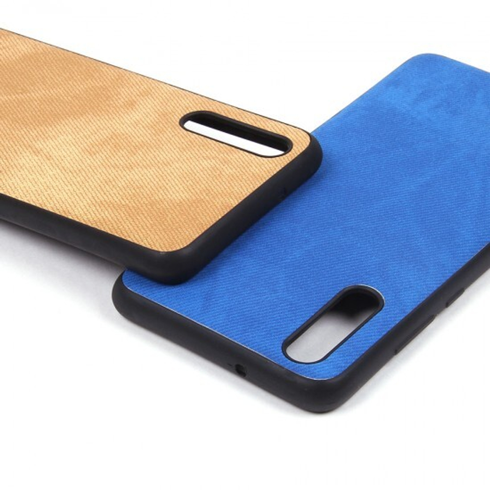 Чехол текстильный для Huawei P20, 010817 Голубой