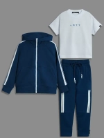 Костюм тройка спортивный для мальчика, на осень