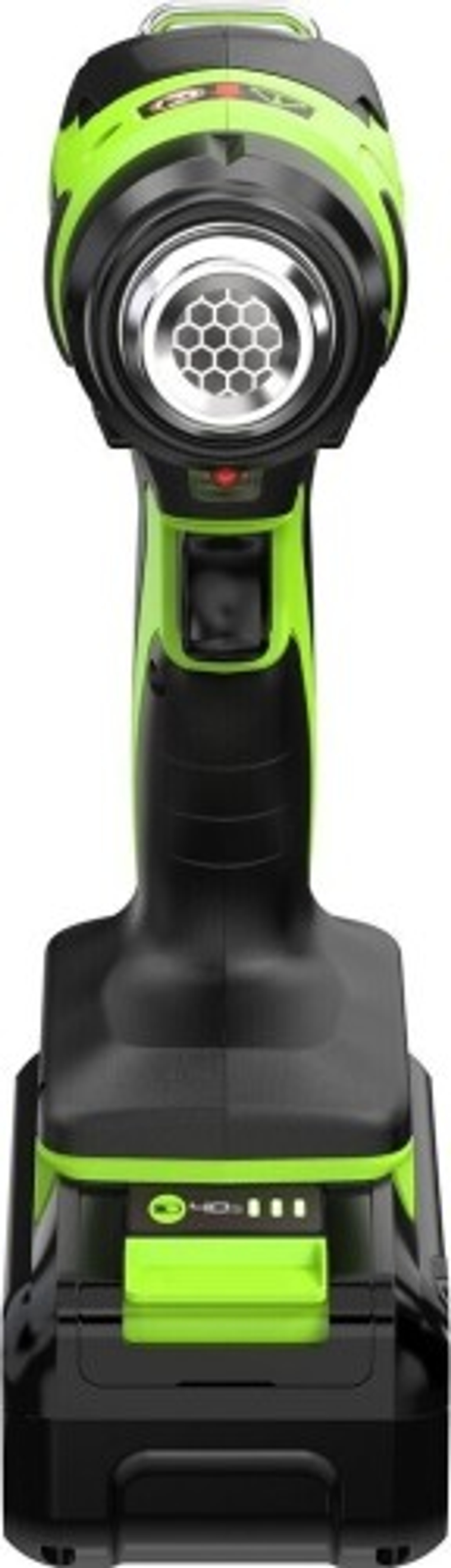 Строительный фен аккумуляторный  GREENWORKS G24HG 24V, АКБ 4Ач и ЗУ 3400207CUB