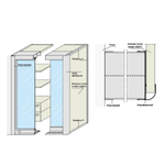 СТАНДАРТ Упор фасонный (5,40 м) белый глянец (RAL) (AS0458) Aristo (Под Заказ)