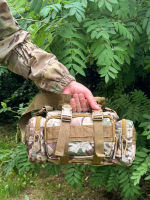 Рюкзак тактический Legioner 55 л с подсумками Cordura 600D Мультикам