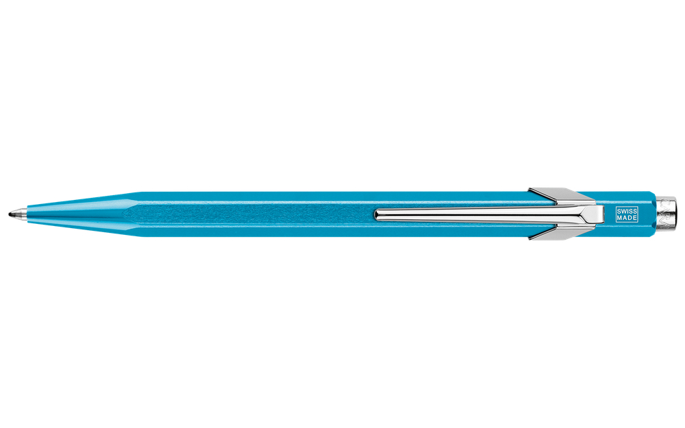 Caran d’Ache Office 849 Pop Line -  Turquoise , шариковая ручка, M