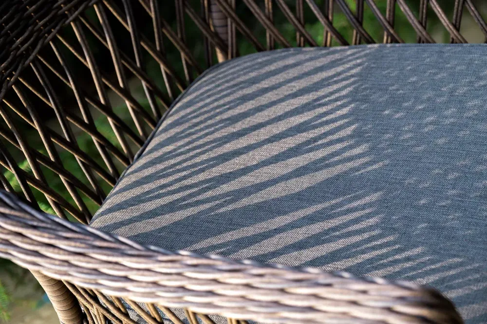 "Сицилия" обеденная группа плетеная, цвет коричневый