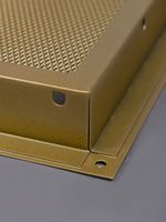 Решетка вентиляционная для камина 200х200 Золото
